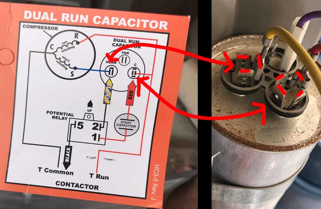 Wiring For Ac Capacitor
